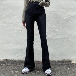 High Waist Bootcut Jeans