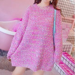 Mini Sweater Dress Pink - One Size
