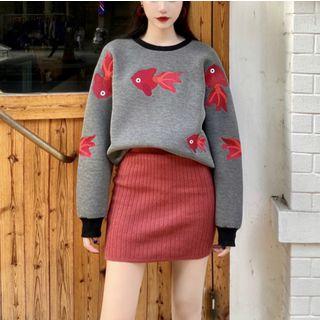 Goldfish Pullover / Pencil Skirt