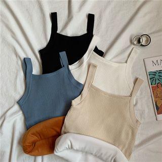 Fleece-lined Knit Camisole Top