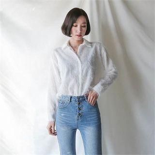 Fringed Plain Shirt
