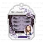 Bn.inc - I Love Magic Eyelashes (#yak-01) 3 Pairs