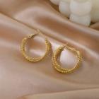 Ring Hollow Earring Gold - One Size