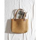 Woven Rattan Large Tote