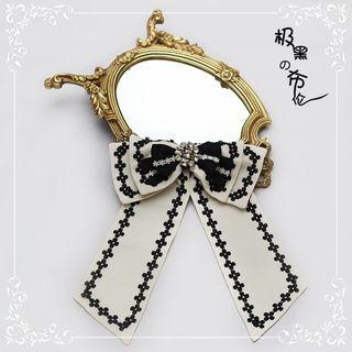 Embellished Fabric Bow Headband / Choker / Waist Decoration