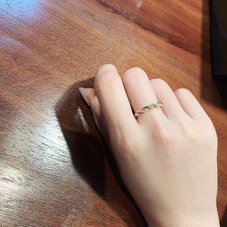 Alloy Open Ring Gold - One Size