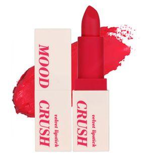 Keep In Touch - Mood Crush Velvet Lipstick - 5 Colors #c01 Iconic Scarlet