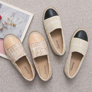 Toe-cap Tweed Espadrilles