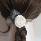 Floral Hair Clip Off-white - One Size