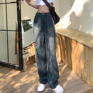 Low Rise Wide Leg Jeans (various Designs)