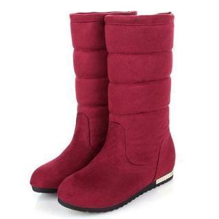 Padded Mid-calf Boots