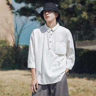 3/4-sleeve Pocket Shirt