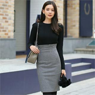 H-line Pencil Skirt