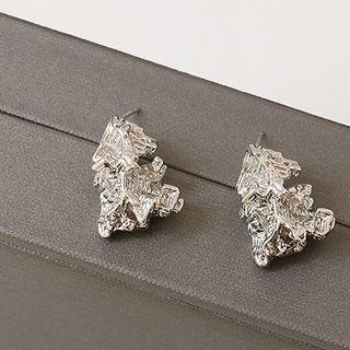 Shirred Alloy Earring