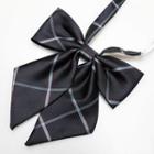 Plaid Bow Tie Bow Tie - Plaid - Black - One Size