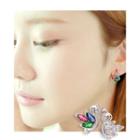 Rhinestone Swan-shape Earrings