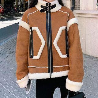 Panel Cropped Jacket