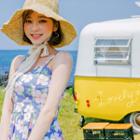 Sweetheart-neck Floral A-line Mini Sundress