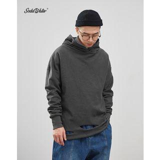 Cutout Loose-fit Hoodie