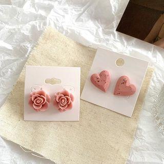 Acrylic Heart / Flower Earring