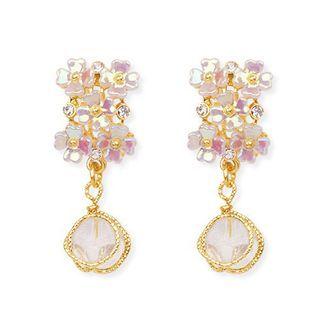 Metallic Flower Earring