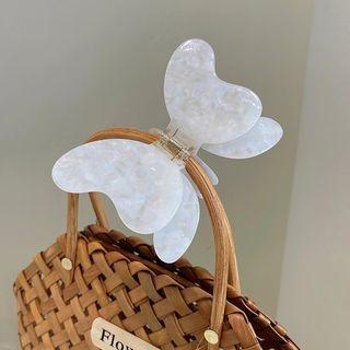 Butterfly Hair Clamp White - One Size