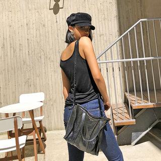Scoop-neck Silky Tank Top
