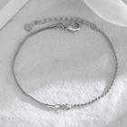 Alloy Asymmetric Bracelet 1 Pc - Silver - One Size