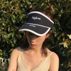 Embroidered Lettering Piped Visor Chat