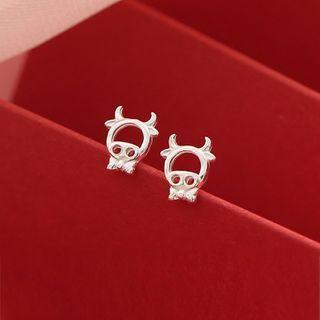 Ox Sterling Silver Earring