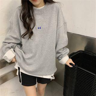 Symbol Print Sweatshirt