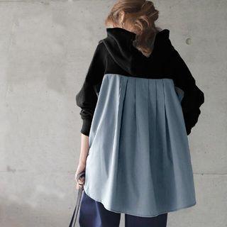 Panel Slit Hoodie
