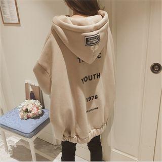 Oversized Hoodie With Lettering