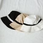 Contrast-trim Cotton Bucket Hat