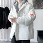Long-sleeve Applique Padded Coat