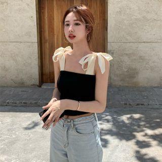 Spaghetti Strap Top Spaghetti Strap Top - Black - One Size