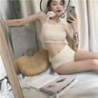 Knitted Halter Bikini
