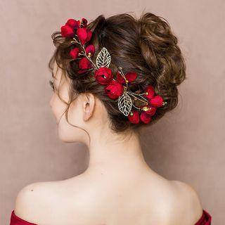 Wedding Fabric Flower Hair Clip Side Clip - One Size