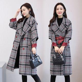 Tie-waist Double Breasted Coat