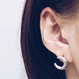 Metal Moon Earring