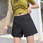 Chiffon High-waist A-line Shorts
