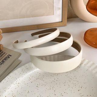 Plain Faux Leather Headband (various Designs)
