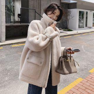 Faux Furry Zipped Jacket
