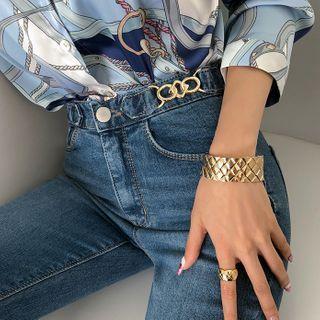 [the Denim] Chain-accent Skinny Jeans