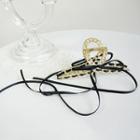 Alloy Hair Clamp 1 Pc - Gold & Black - One Size