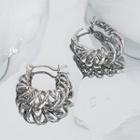 Helix Sterling Silver Hoop Earring 1 Pair - Silver - One Size
