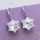Swarovski Elements Crystal Snowflake Drop Earring