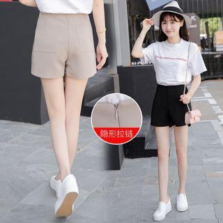 Nursery Set: Zip T-shirt + High-waist Shorts