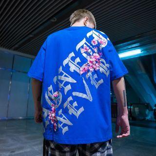 Embroidered Printed Loose T-shirt