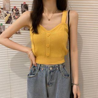 Heart Knit Camisole Top